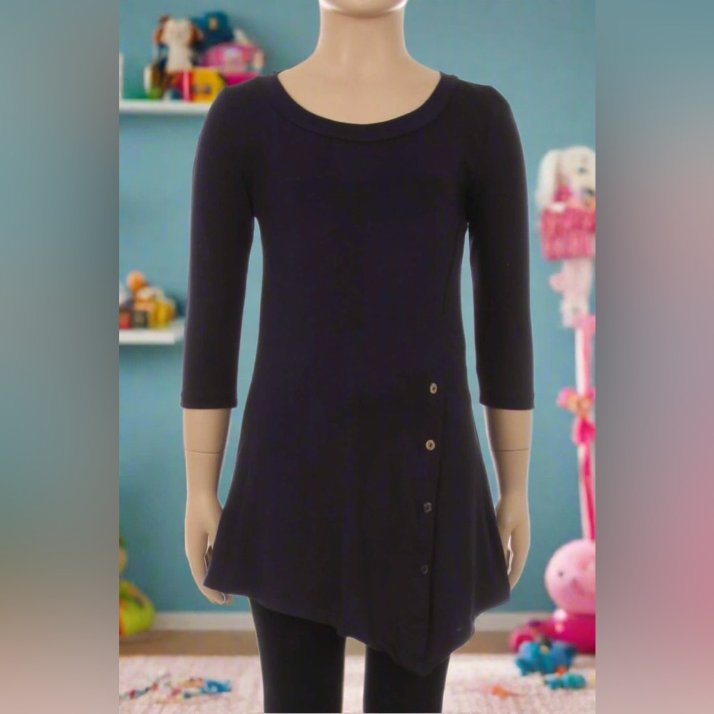 Girls Navy Blue Top NEW Long Shirt, Short Dress, 4th of July, Sizes S